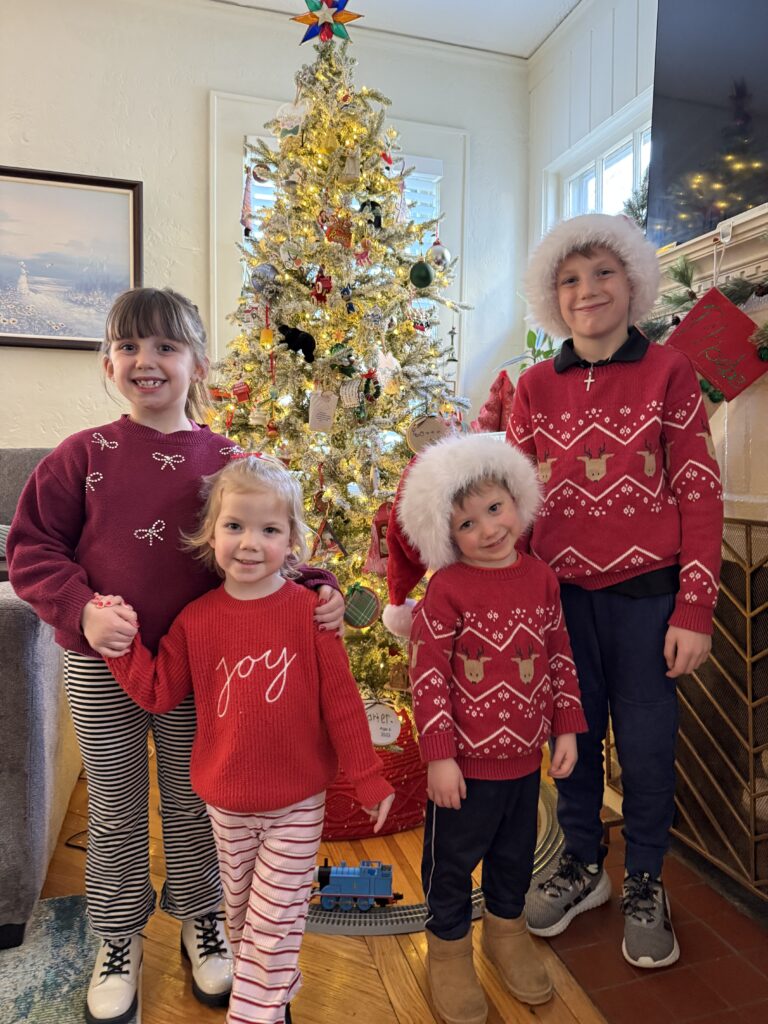 A Christmas moment at Saint Helen